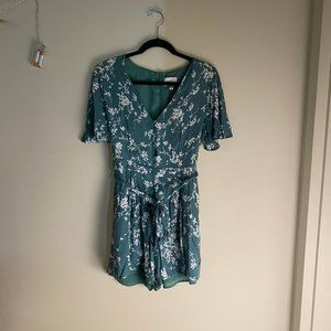 Floral Romper Anthropologie